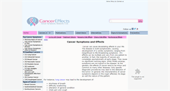 Desktop Screenshot of cancereffects.com